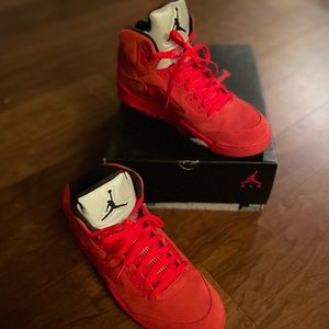 Jordan 5 Retro Red Suede
